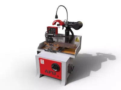 Industrial Machine 3D model 01 Low-poly 3D model
