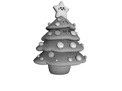 Christmas Tree 3D Printable Model 3D print model get