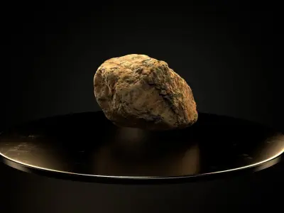 Cool Smooth Stone Pack vol01 Low-poly 3D model