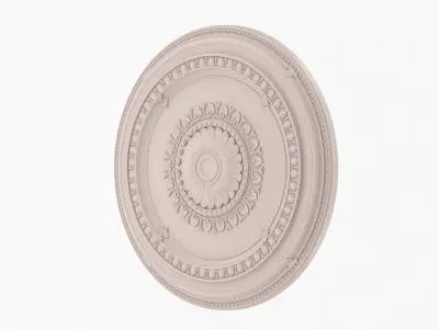 Classic Celling Medallion 30 3D model