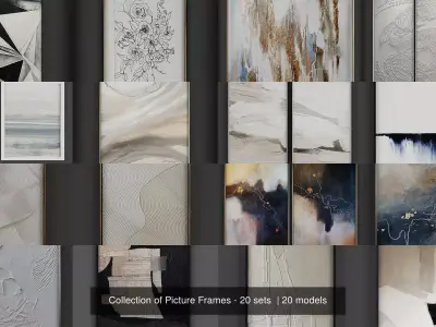 Collection of Picture Frames - 20 sets 