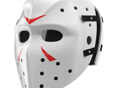 Vintage Hockey Mask 3D model