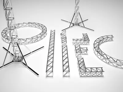 Stage Constructions Elements Concert Truss System 3D model