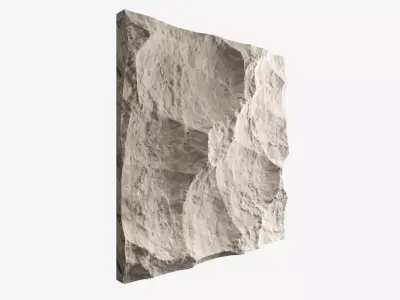 88-RockPanel piece of stone 3D model