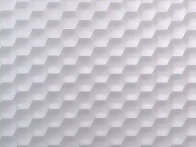 3d Panel hexagonal pattern wallpaper Free low-poly 3D model