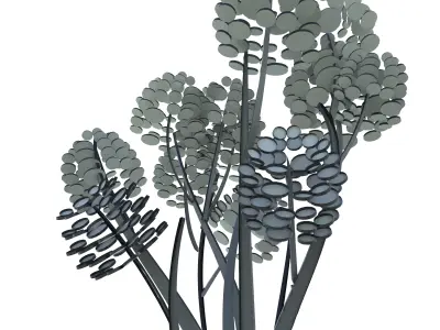 Cartoon tree S2Bv1 3D model