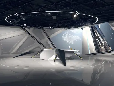 Virtual Studio 30 PBR Low-poly 3D model