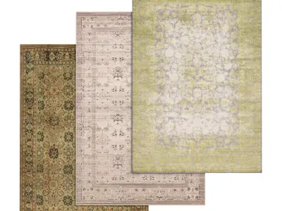 Rug Set 1936 3D model
