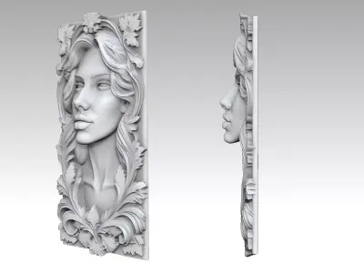 Wall Mould Carving 4 3D print model