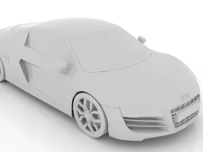 Audi R8 3d model 3D model
