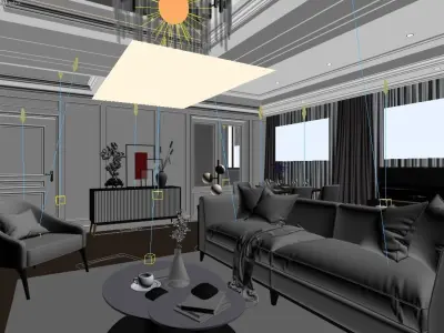 Living Room  3D model