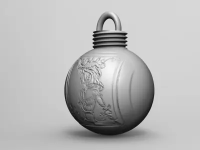 Bola de navidad-caballeros del zodiaco- ANDROMEDA 3D print model