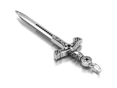 Sword Necklace 3D print model