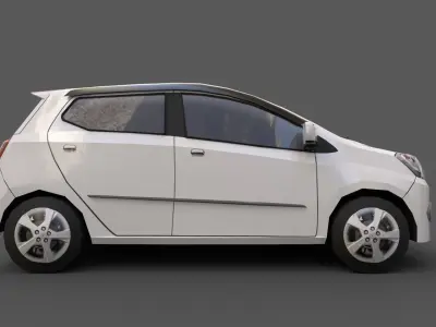 Daihatsu Ayla Low-poly 3D model