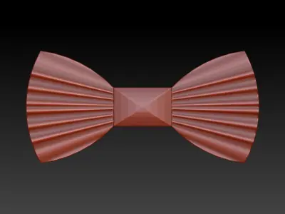 Bow pendant 3D print model
