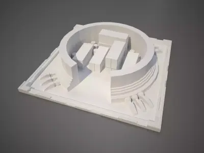 Miniature Supply Dock 3D print model