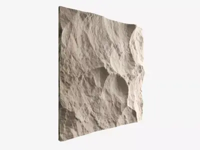 342-RockPanel sandstone wall texture 3D model