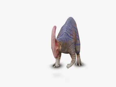 Parasaurolophus 3D model