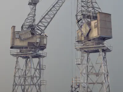 Crane STOTHERT-PITT livery ver-3 Low-poly 3D model