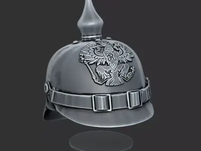 Pimple-Hood as headgear for the Skull stand and wall lamps 3D print model