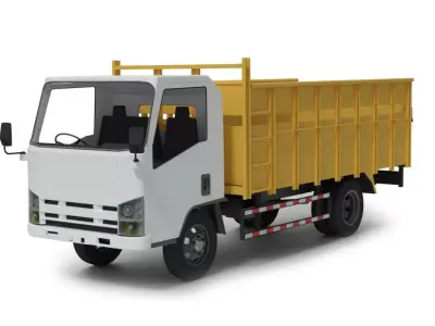 Wooden Truck  3D model