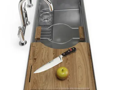 Kallista Multiere Kitchen Sink Set 3D model