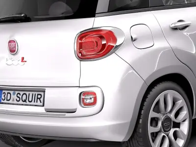 Fiat 500L USA-version 2013 3D model