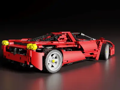 LEGO FERRARI ENZO 3D model