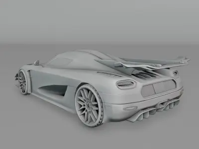 Koenigsegg one1 3D model