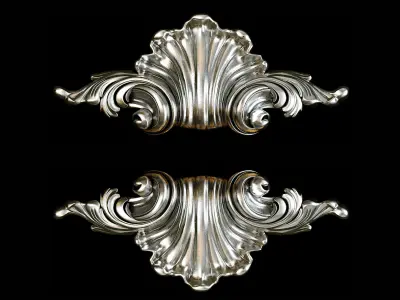 Classic carved 115 3D model