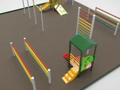 Beach Playground 3D model