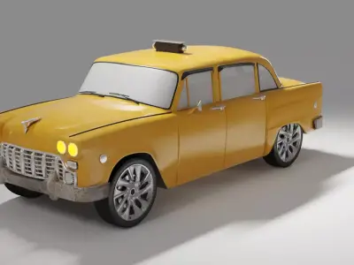 NYC Taxi car 3D model 3D model