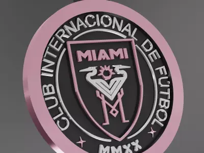 Inter Miami CF 3D print model