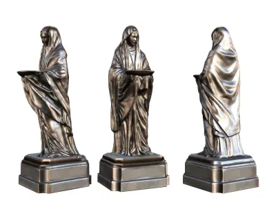 3Dfoin - Firebringer  Low-poly 3D model