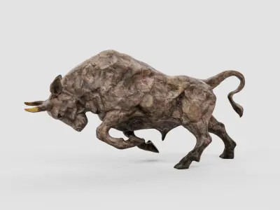 Cow sculpture 3D model
