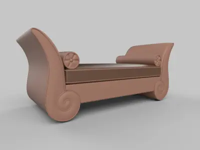 Realistic Sofa 3D model