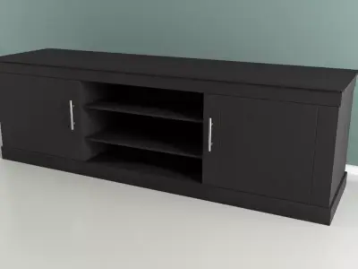 Television Unit Free low-poly 3D model