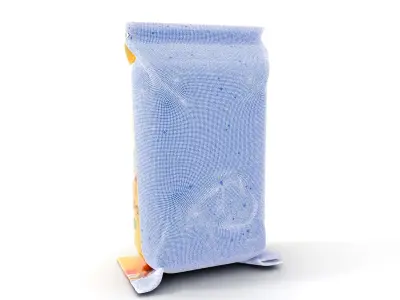 Colorful Noodle Packaging D Model Pack Low-poly 3D model