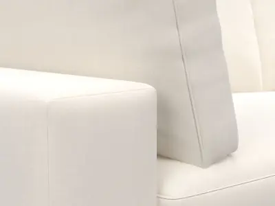 Dream Square Arm Upholstered Sofa 3D model