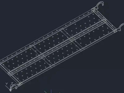 3D Scaffolding Platform 3D model