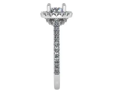 Decorative Diamond ring 2147 3D print model 3D print model