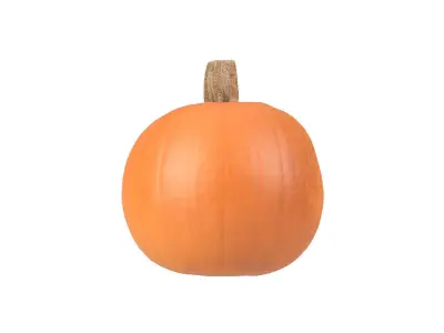 Photorealistic Pumpkin 3D Scan 2 3D model