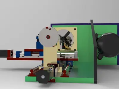 CNC lathe plans Easy to make 3D print model
