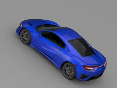 Honda NSX 2016 3D model