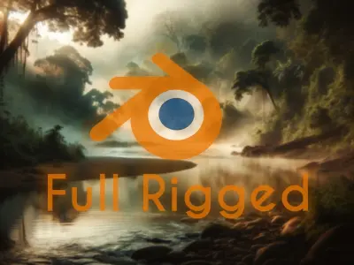 Tiger s Majesty Regal 3D Tiger Low-poly 3D model