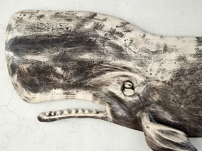 Hand-Carved Sperm Whale 6 3D model