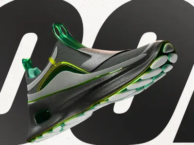 Tendance tendance oss sneaker design Free 3D model