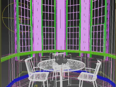 european dining 3D model
