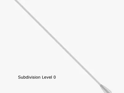 Arrow 3 archery 3D model