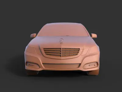 Mercedes Benz E-Class 2011 3D print model